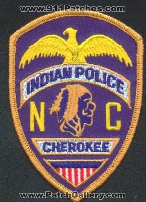 Cherokee Indian Police
Thanks to EmblemAndPatchSales.com for this scan.
Keywords: north carolina