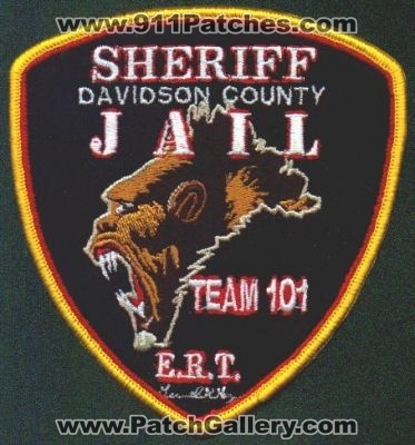 Davidson County Sheriff Jail E.R.T. Team 101
Thanks to EmblemAndPatchSales.com for this scan.
Keywords: north carolina ert emergency reaction team