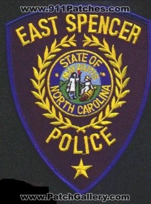 East Spencer Police
Thanks to EmblemAndPatchSales.com for this scan.
Keywords: north carolina