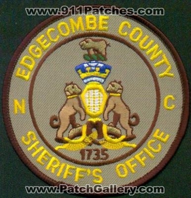 Edgecombe County Sheriff's Office
Thanks to EmblemAndPatchSales.com for this scan.
Keywords: north carolina sheriffs