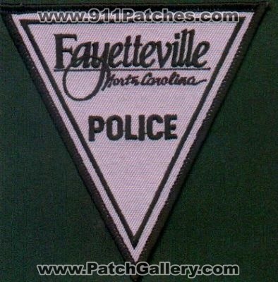 Fayetteville Police
Thanks to EmblemAndPatchSales.com for this scan.
Keywords: north carolina