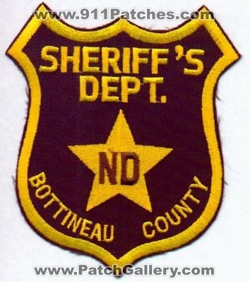 Bottineau County Sheriff's Dept
Thanks to EmblemAndPatchSales.com for this scan.
Keywords: north dakota sheriffs department