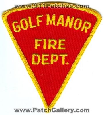 Golf Manor Fire Department (Ohio)
Scan By: PatchGallery.com
Keywords: dept.