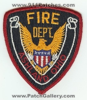 Ashland Fire Dept
Thanks to PaulsFirePatches.com for this scan.
Keywords: ohio department