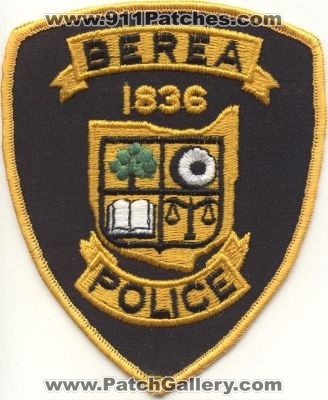 Berea Police
Thanks to EmblemAndPatchSales.com for this scan.
Keywords: ohio