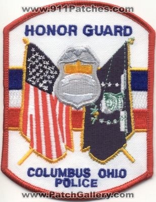 Columbus Police Honor Guard
Thanks to EmblemAndPatchSales.com for this scan.
Keywords: ohio