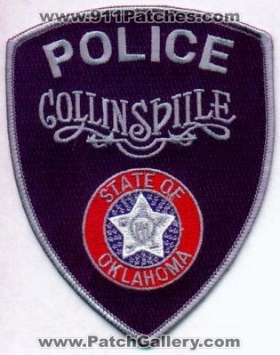 Collinsville Police
Thanks to EmblemAndPatchSales.com for this scan.
Keywords: oklahoma