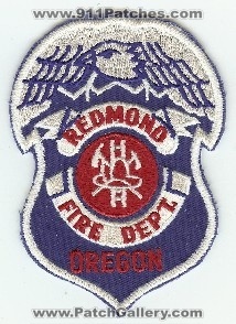 Redmond Fire Dept
Thanks to PaulsFirePatches.com for this scan.
Keywords: oregon department
