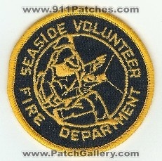 Seaside Volunteer Fire Department
Thanks to PaulsFirePatches.com for this scan.
Keywords: oregon