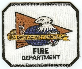 Umatilla Army Depot Activity Fire Department
Thanks to PaulsFirePatches.com for this scan.
Keywords: oregon usa