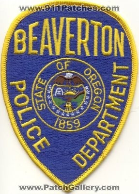 Beaverton Police Department
Thanks to EmblemAndPatchSales.com for this scan.
Keywords: oregon