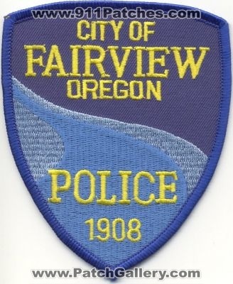 Fairview Police
Thanks to EmblemAndPatchSales.com for this scan.
Keywords: oregon city of