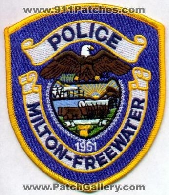 Milton Freewater Police
Thanks to EmblemAndPatchSales.com for this scan.
Keywords: oregon