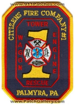 Citizens Fire Company Number 1 Engine Tower Wagon Rescue (Pennsylvania)
Scan By: PatchGallery.com
Keywords: #1 palmyra