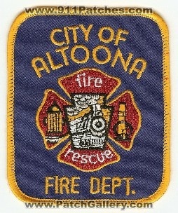 Altoona Fire Dept
Thanks to PaulsFirePatches.com for this scan.
Keywords: pennsylvania department city of rescue