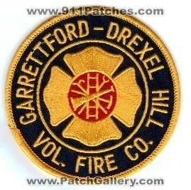 Garrettford Drexel Hill Vol Fire Co
Thanks to PaulsFirePatches.com for this scan.
Keywords: pennsylvania volunteer company