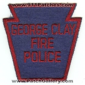 George Clay Fire Police
Thanks to PaulsFirePatches.com for this scan.
Keywords: pennsylvania