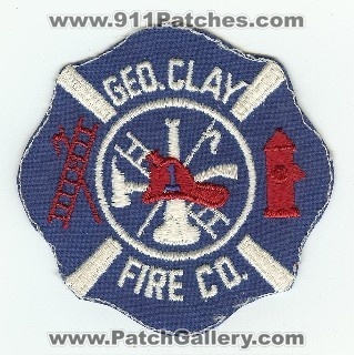George Clay Fire Co
Thanks to PaulsFirePatches.com for this scan.
Keywords: pennsylvania company