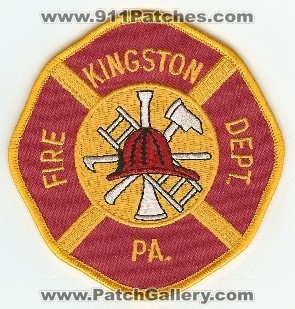 Kingston Fire Dept
Thanks to PaulsFirePatches.com for this scan.
Keywords: pennsylvania department