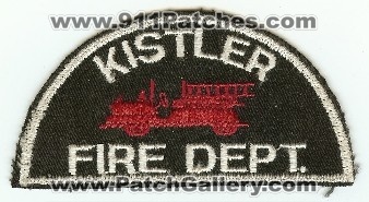 Kistler Fire Dept
Thanks to PaulsFirePatches.com for this scan.
Keywords: pennsylvania department