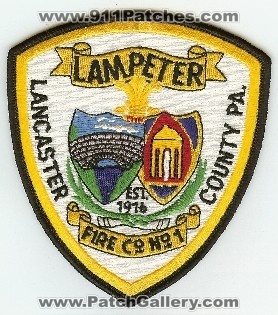 Lampeter Fire Co No 1
Thanks to PaulsFirePatches.com for this scan.
Keywords: pennsylvania company number lancaster county