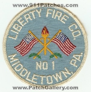 Liberty Fire Co No 1
Thanks to PaulsFirePatches.com for this scan.
Keywords: pennsylvania company number middletown