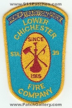Lower Chichester Fire Company Station 33
Thanks to PaulsFirePatches.com for this scan.
Keywords: pennsylvania