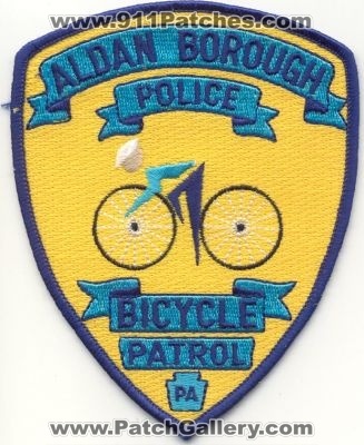 Aldan Borough Police Bicycle Patrol
Thanks to EmblemAndPatchSales.com for this scan.
Keywords: pennsylvania