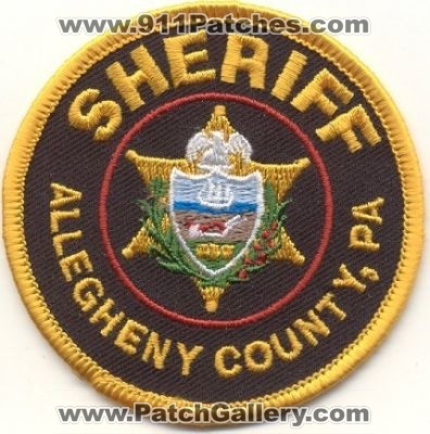 Allegheny County Sheriff
Thanks to EmblemAndPatchSales.com for this scan.
Keywords: pennsylvania