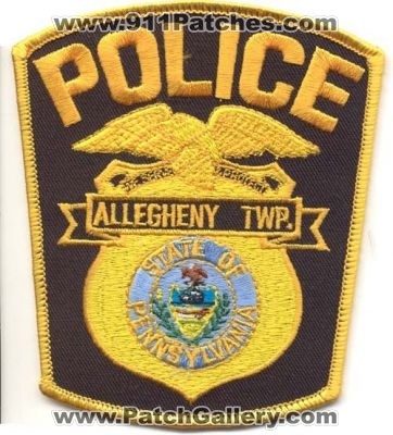 Allegheny Twp Police
Thanks to EmblemAndPatchSales.com for this scan.
Keywords: pennsylvania township