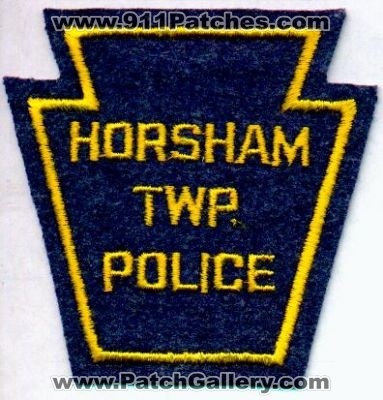 Horsham Twp Police
Thanks to EmblemAndPatchSales.com for this scan.
Keywords: pennsylvania township