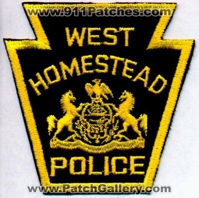 West Homestead Police
Thanks to EmblemAndPatchSales.com for this scan.
Keywords: pennsylvania