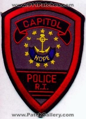 Capitol Police
Thanks to EmblemAndPatchSales.com for this scan.
Keywords: rhode island