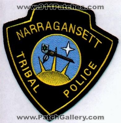 Narragansett Tribal Police
Thanks to EmblemAndPatchSales.com for this scan.
Keywords: rhode island