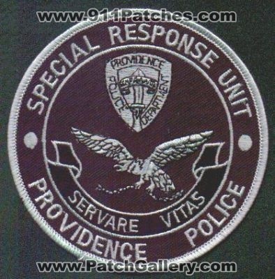Providence Police Special Response Unit
Thanks to EmblemAndPatchSales.com for this scan.
Keywords: rhode island