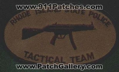 Rhode Island State Police Tactical Team
Thanks to EmblemAndPatchSales.com for this scan.
