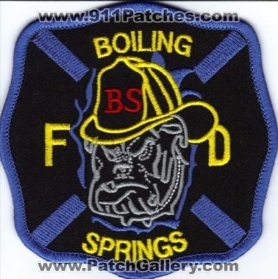 Boiling Springs Fire Department (South Carolina)
Thanks to Brian Wall for this scan.
Keywords: fd