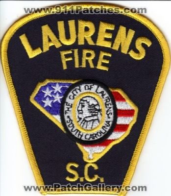 Laurens Fire (South Carolina)
Thanks to Brian Wall for this scan.
Keywords: s.c. the city of