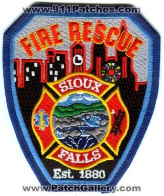 Sioux Falls Fire Rescue Department (South Dakota)
Scan By: PatchGallery.com
Keywords: dept.