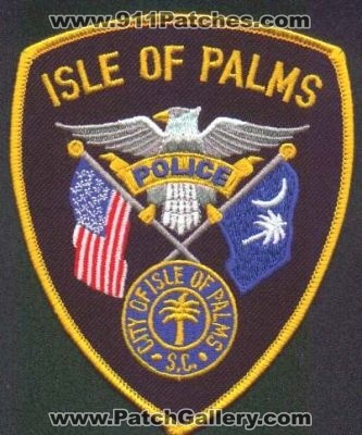 Isle of Palms Police
Thanks to EmblemAndPatchSales.com for this scan.
Keywords: south carolina