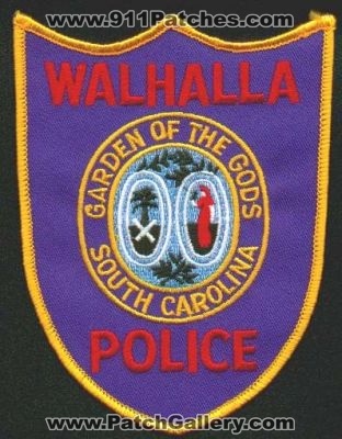 Walhalla Police
Thanks to EmblemAndPatchSales.com for this scan.
Keywords: south carolina
