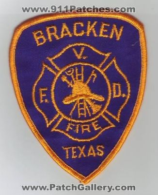 Bracken Volunteer Fire Department (Texas)
Thanks to Dave Slade for this scan.
Keywords: v.f.d. vfd