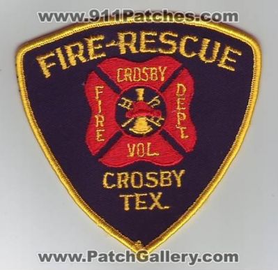 Crosby Volunteer Fire Department Rescue (Texas)
Thanks to Dave Slade for this scan.
Keywords: vol. dept. tex.