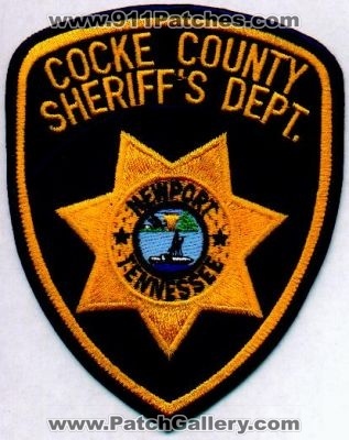 Cocke County Sheriff's Dept
Thanks to EmblemAndPatchSales.com for this scan.
Keywords: tennessee sheriffs department