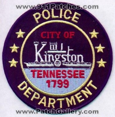 Kingston Police Department
Thanks to EmblemAndPatchSales.com for this scan.
Keywords: tennessee city of