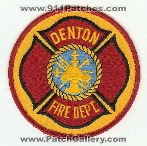 Denton Fire Dept
Thanks to PaulsFirePatches.com for this scan.
Keywords: texas department
