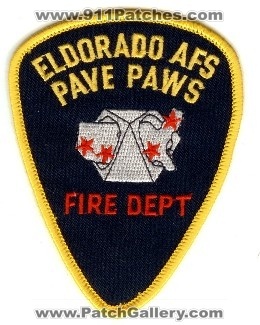 Eldorado AFS Fire Dept
Thanks to PaulsFirePatches.com for this scan.
Keywords: texas department air force station usaf