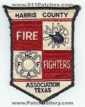 Harris County Fire Fighters Association
Thanks to PaulsFirePatches.com for this scan.
Keywords: texas