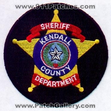 Kendall County Sheriff Department
Thanks to EmblemAndPatchSales.com for this scan.
Keywords: texas