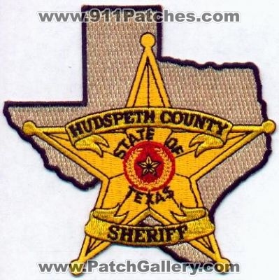 Hudspeth County Sheriff
Thanks to EmblemAndPatchSales.com for this scan.
Keywords: texas